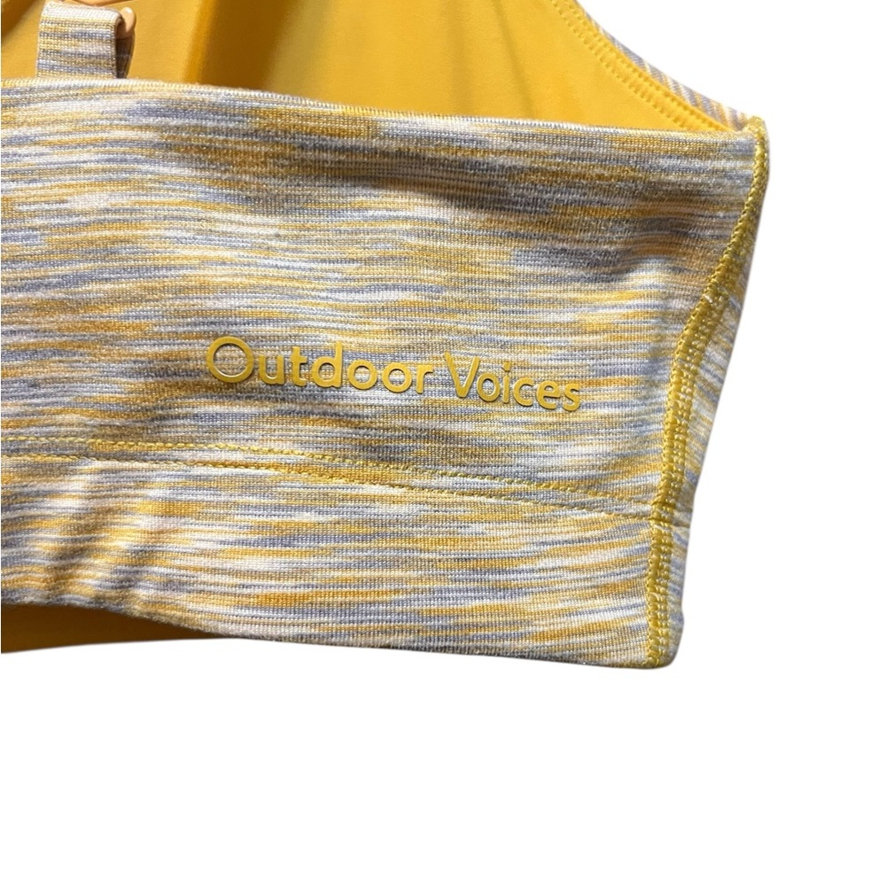 Outdoor Voices Flow FreeForm Coord Bralette in Sunset Yellow Size Medium - Picture 9 of 10